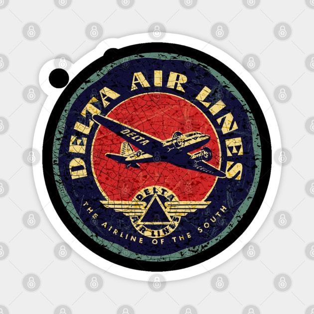 Vintage airline Magnet by Midcenturydave