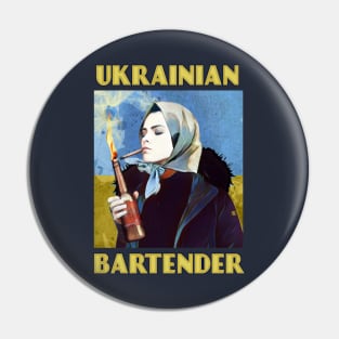 Ukrainian Bartender Pin