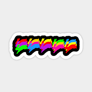 Rabbit Rainbow Magnet