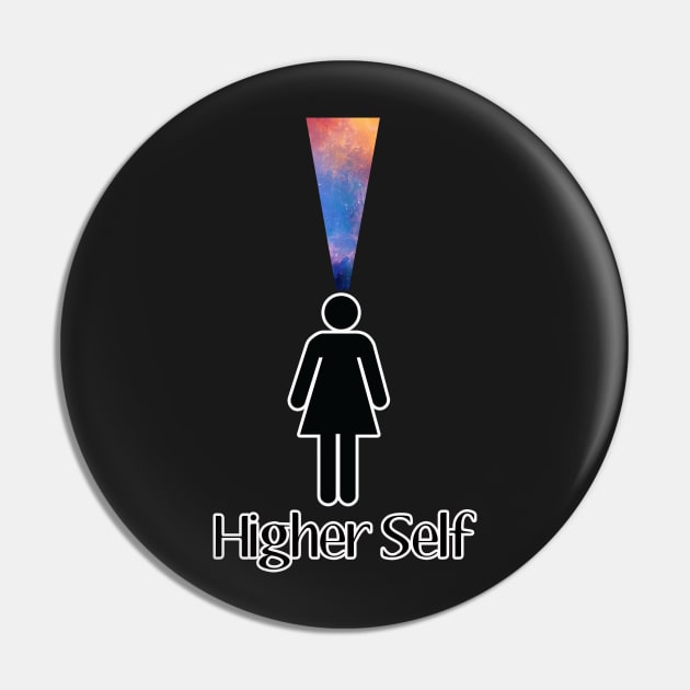Higher Self Female Pin by HigherSelfSource