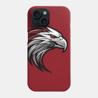 Red and Silver Falcon Phone Case