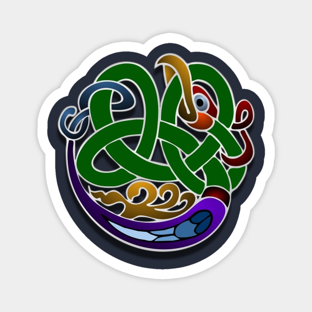 Celtic Bird Knot Magnet by Things2followuhome