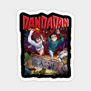 Dandadan Ken and Momo Magnet