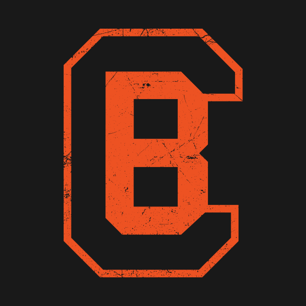 CB Football Monogram - Brown by KFig21