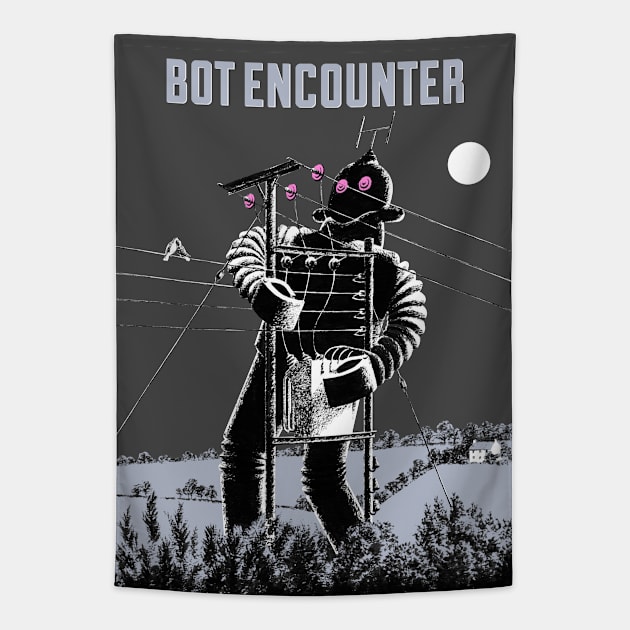 Bot Encounter Tapestry by WonderWebb