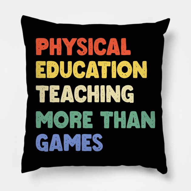 Physical Education Phys Edu Teacher PE Pillow by GloriaArts⭐⭐⭐⭐⭐