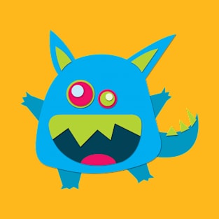 Blue Paper Monster! T-Shirt