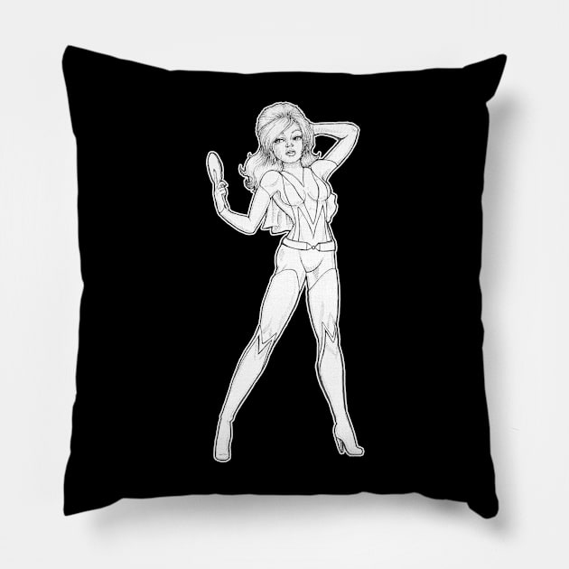 Mademoiselle Marvelle Pillow by D. Fillz