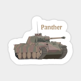 Panther German WW2 Battle Tank Magnet