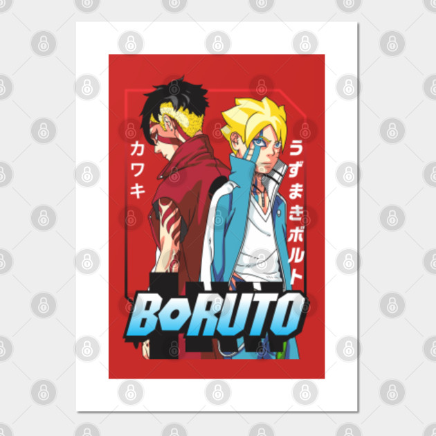 Boruto And Kawaki Karma Naruto The Next Generations Boruto Naruto Next Generations Posters And Art Prints Teepublic