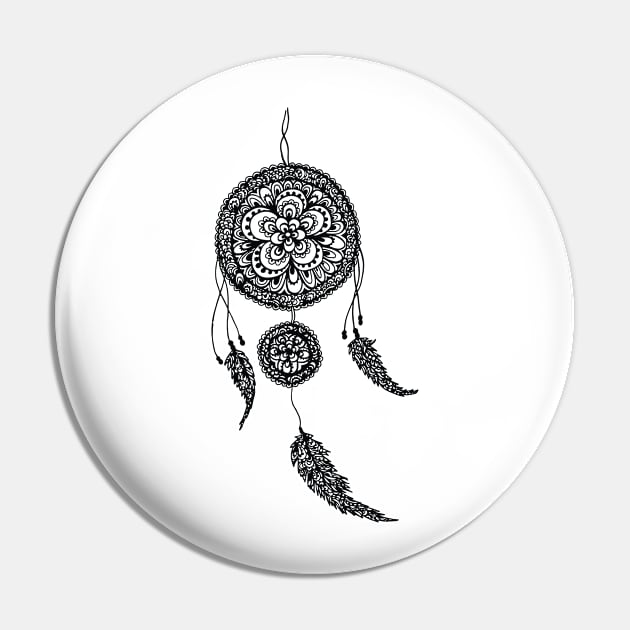 Dreamcatcher Pin by HayleyLaurenDesign