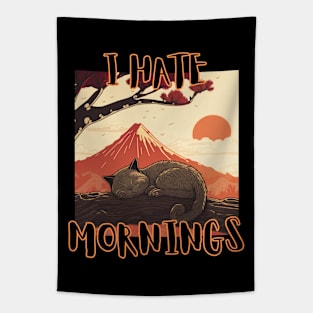 I Hate Mornings Tapestry