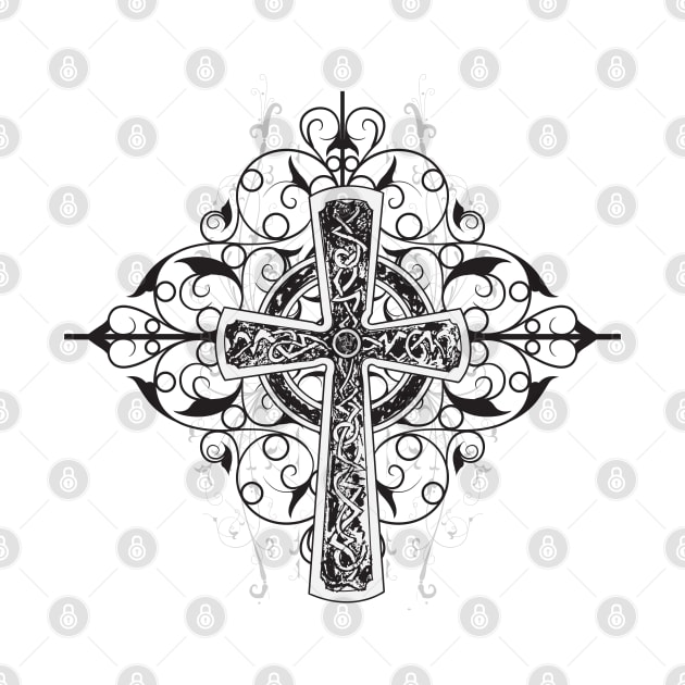 Celtic Cross by SpottydoggCreatives