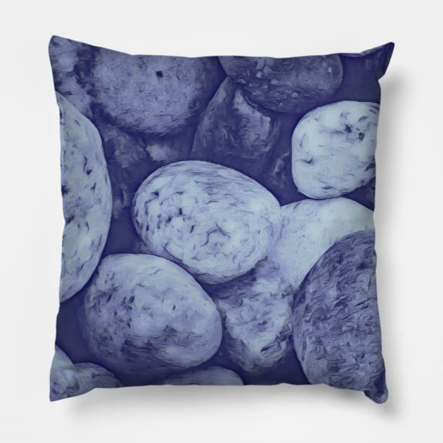 You are my rock, stone pattern Pillow by docferds