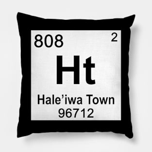 Haleiwa Town Periodic Table Pillow