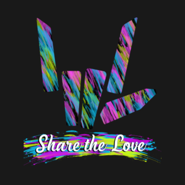 Download SHARE THE LOVE - Share The Love - Kids T-Shirt | TeePublic