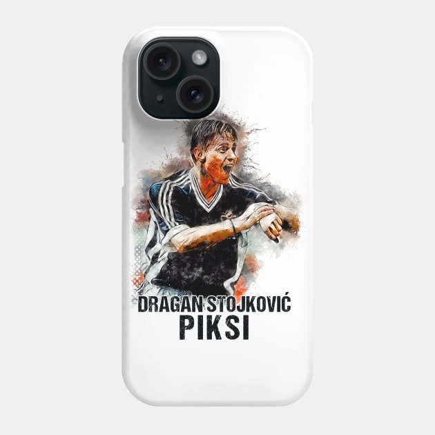 Dragan Stojkovic PIKSI A Tribute to the LEGEND Phone Case by Naumovski