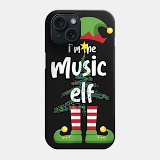 I'm The Music Elf Family Matching Christmas Pajama Gifts Phone Case