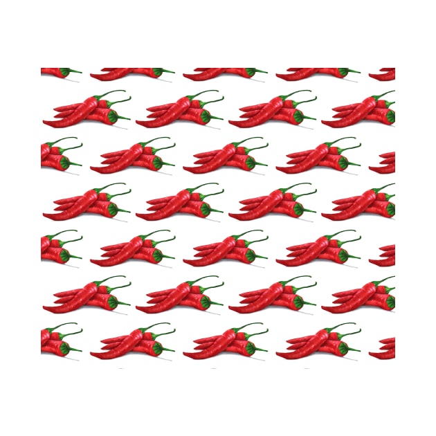 Chile de Arbol (Tree Chili) Pattern by Florentino