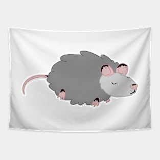 Tired Opossum Tapestry