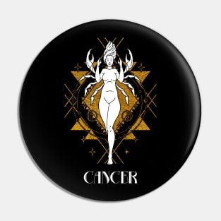 Cancer zodiac sign Pin