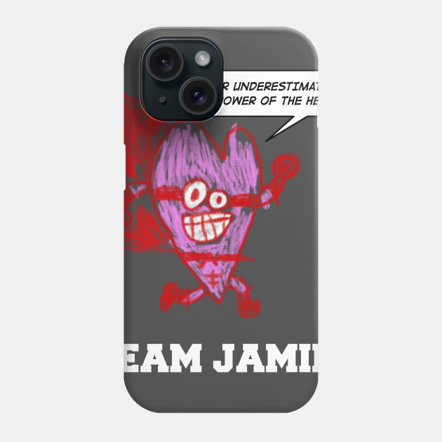 Team Jamie Heart Phone Case by MrZsasz