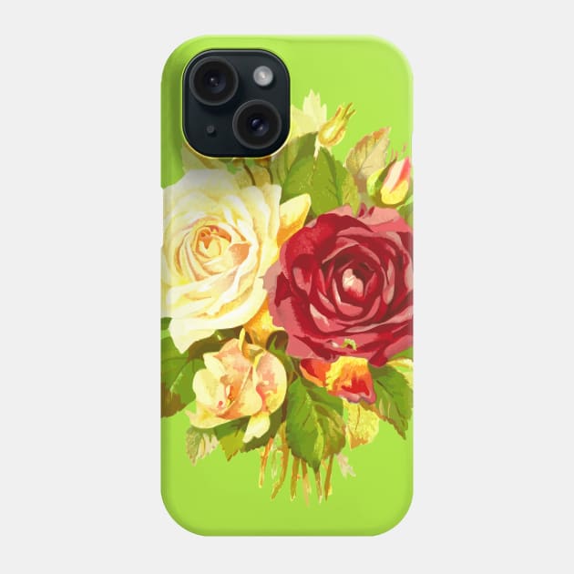 Yellow Roses Bouquet Phone Case by sonirt55