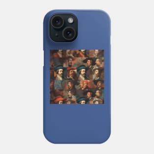 Rembrandt Paintings Mashup Phone Case