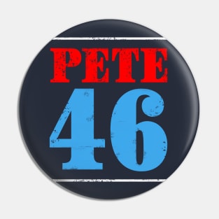 Mayor Pete Buttigieg could just become the 46th President in 2020. Distressed text version. Pin