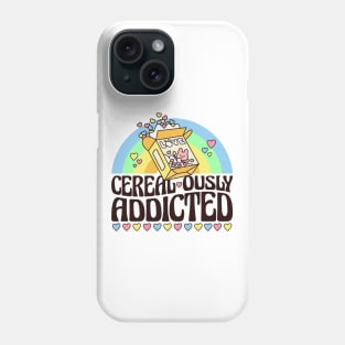 Cereal-ously Funny Kawaii Cereal Pun Phone Case