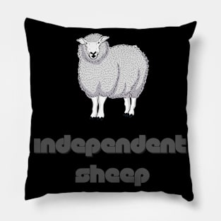 Independent sheep Pillow