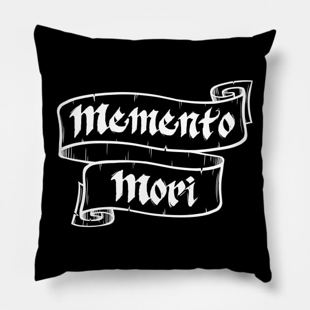 MEMENTO MORI Pillow by Carlo Betanzos