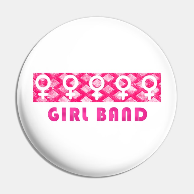 Girl Band Pin by GeriJudd