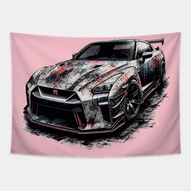 Nissan GT-R Tapestry by Vehicles-Art