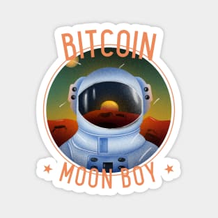 Bitcoin Moon Boy Magnet