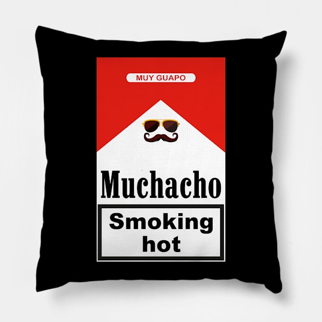 Latino Muy Guapo Pillow by sqwear