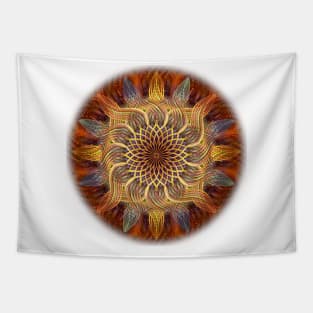 Golden Rhythm Slipstream Tapestry