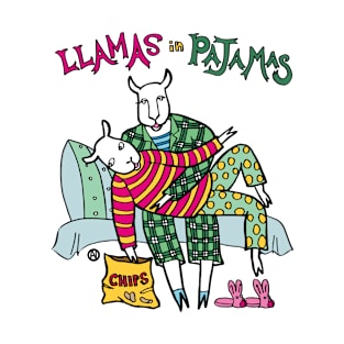 Llamas in Pajamas T-Shirt