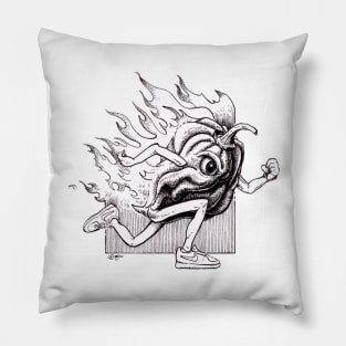 Flaming Pepper hot Pillow