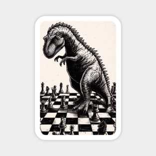 Tyrannosaurus Chess Magnet