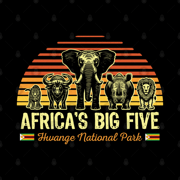 Africa's Big Five Safari | Leopard Rhino Elephant Buffalo Lion | Big 5 Africa | Hwange National Park by BraaiNinja