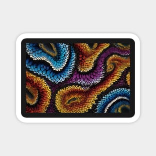 Snakeskin Print Magnet