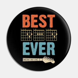 Guitar Best Dad Ever Pin