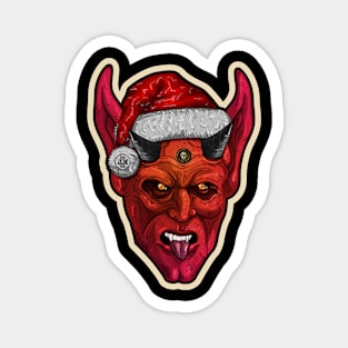 Christmas Devil, Santa Satan Magnet