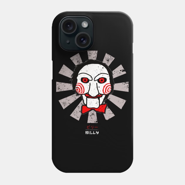 Billy The Puppet Retro Japanese Saw Phone Case by Nova5