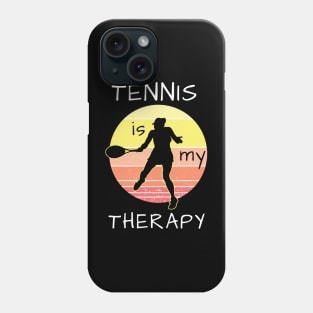 Tennis Is My Therapy Phone Case