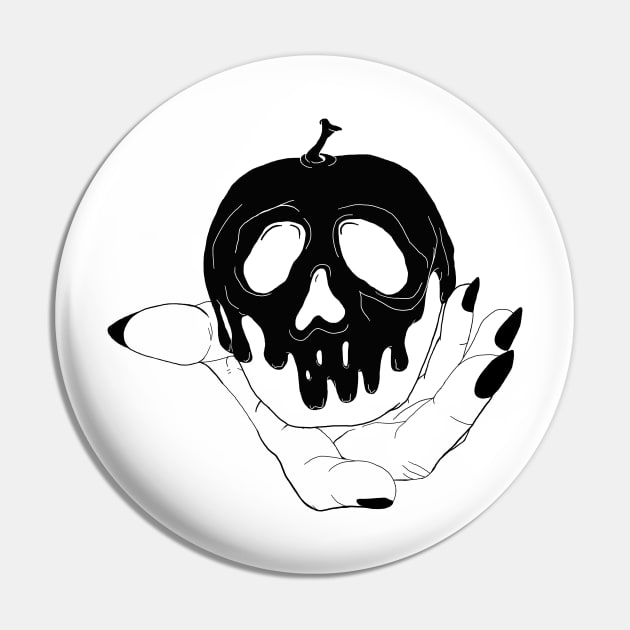 Poison Apple Pin by Empty.Illustration