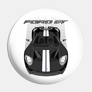 Ford GT-black and white Pin