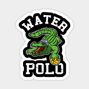 Water Polo Swimming Gator For Water Polo Swimmer Magnet