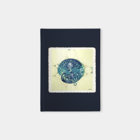 Abstract Digital Art Notebooks Teepublic